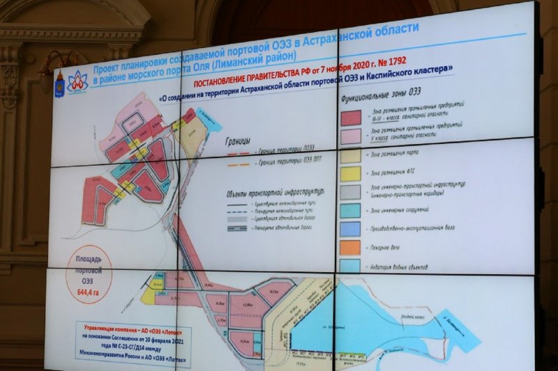 В 4-м квартале 2021 года в Астраханской области приступят к строительству особой портовой экономической зоны - «Экономика»
